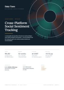 Cover page of Cross-Platform Social Sentiment Tracking — Free Dataset & Report | DT Linux